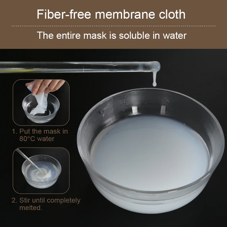 Absorbable Collagen Facial Mask Beauty Whitening Anti Aging Hydrogel Sheet Brightening Mask