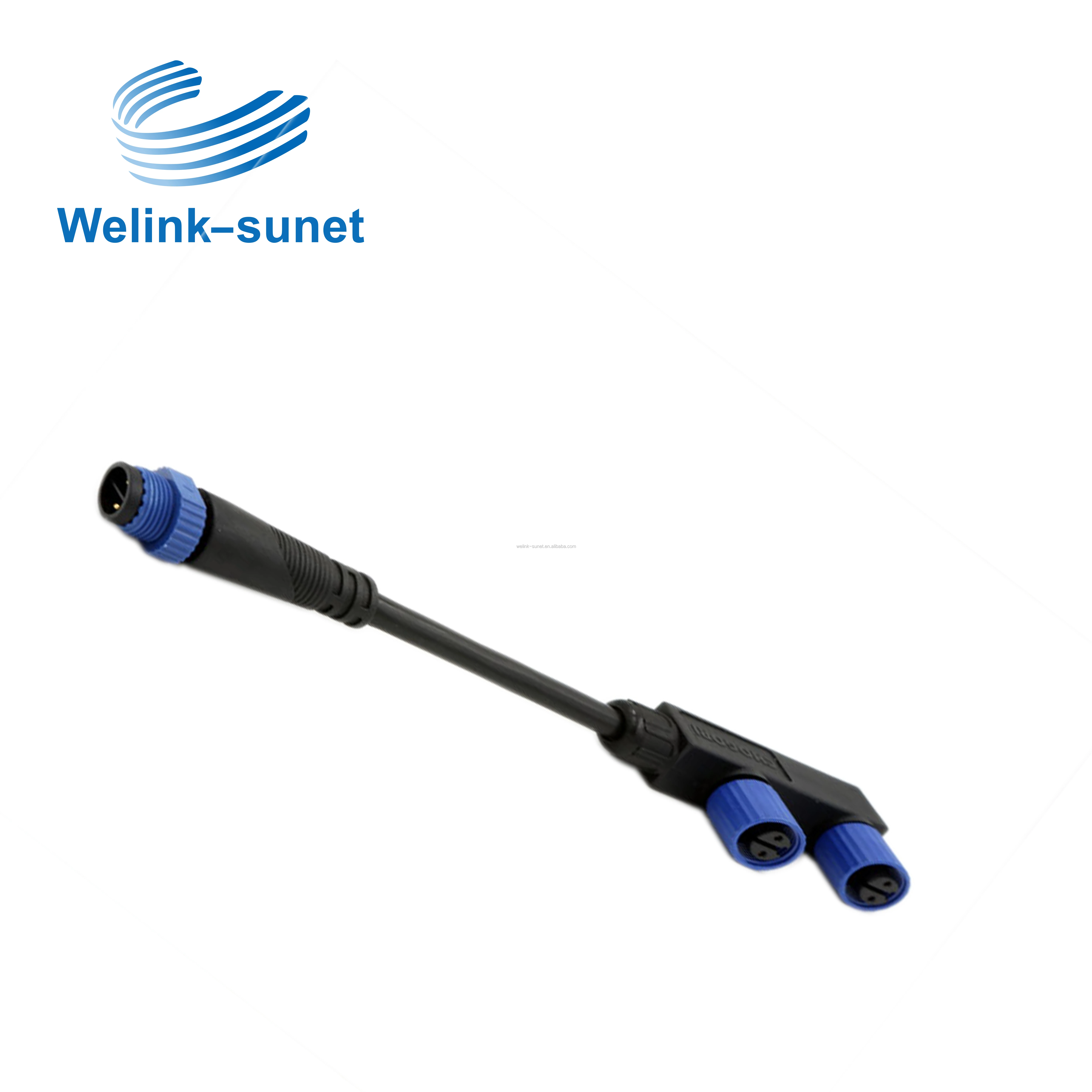 M15 LED водонепроницаемый винт тип штамповочный контакт IP67 женский разъема жгут проводов для уличного освещения