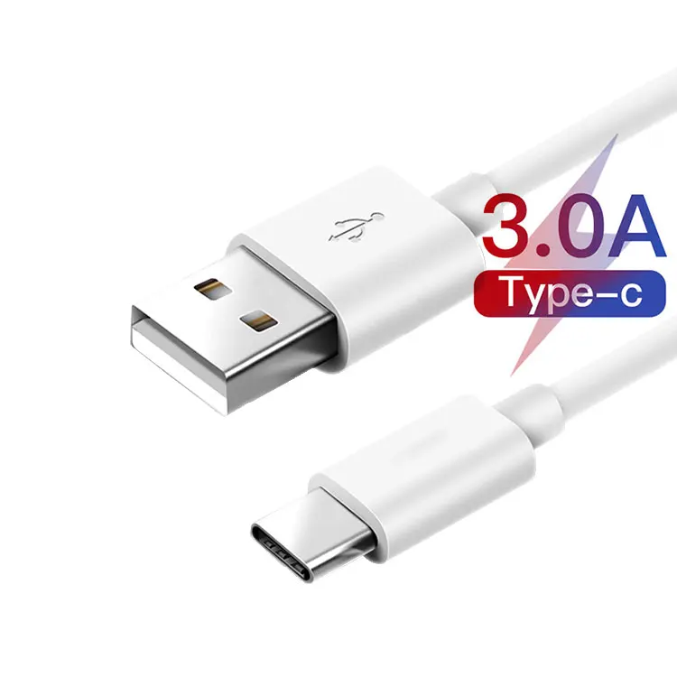 Wholesale High Quality Pvc 1M Custom Logo Usb Ladekabel Type-C Charging Usb-C Fast Charger Data Cable Tipo Charging Cable USB C