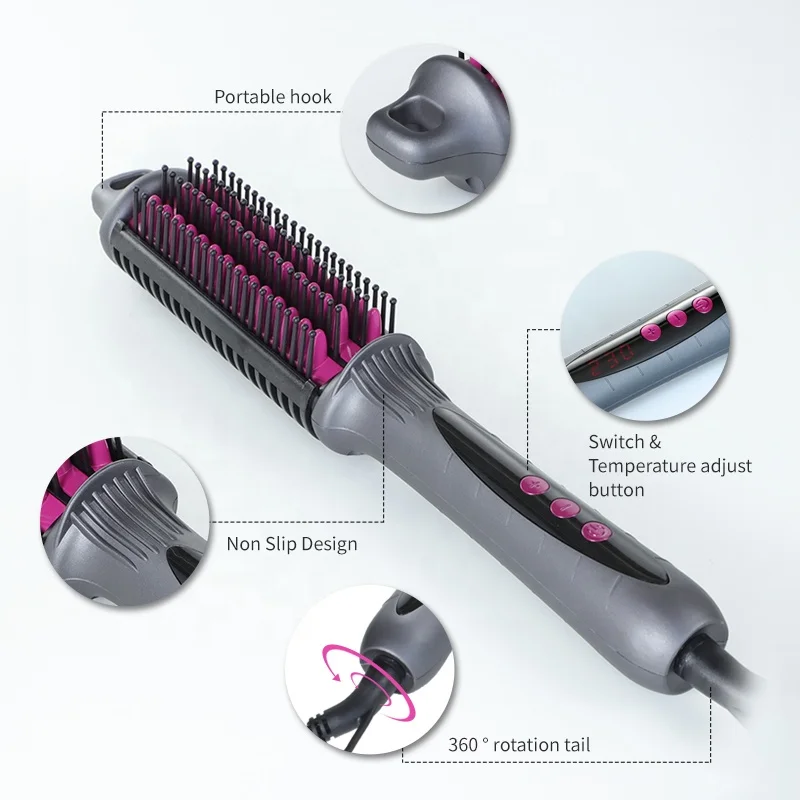  March Expo Инструменты для укладки частная марка плоский утюжок волос керамический горячий гребень Электрический 500 градусов