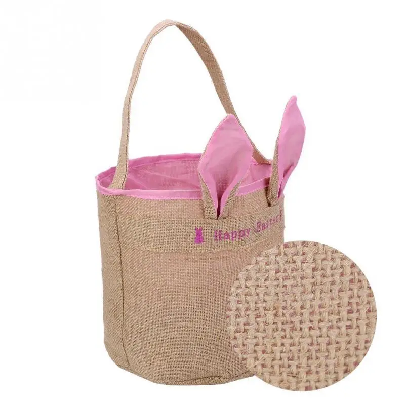 
CFP G292 RTS Bunny Cake Topper Easter Jute Easter Bunny Basket 