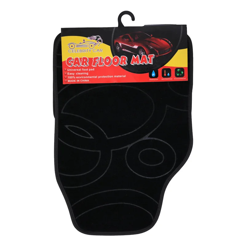 Hot Sale Waterproof And  Resistant Custom Leather Car Mats 4 Pieces Car Floor Mat  For 99% Of The Cars