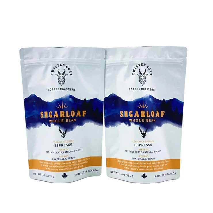 Одноразовые мешочки на заказ в виде кофейных зерен стоячие пакеты для кофе и чая съедобные продукты сухие фрукты печенье кофейные