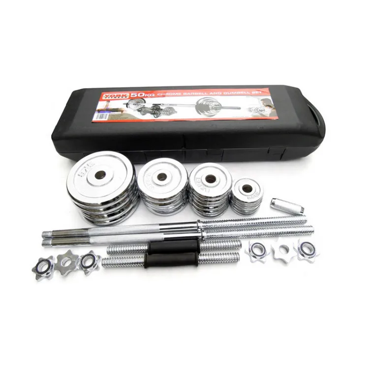 45lb 50kg 60 110 lb Gym Cast Iron Equipment Free Dumbbell Set