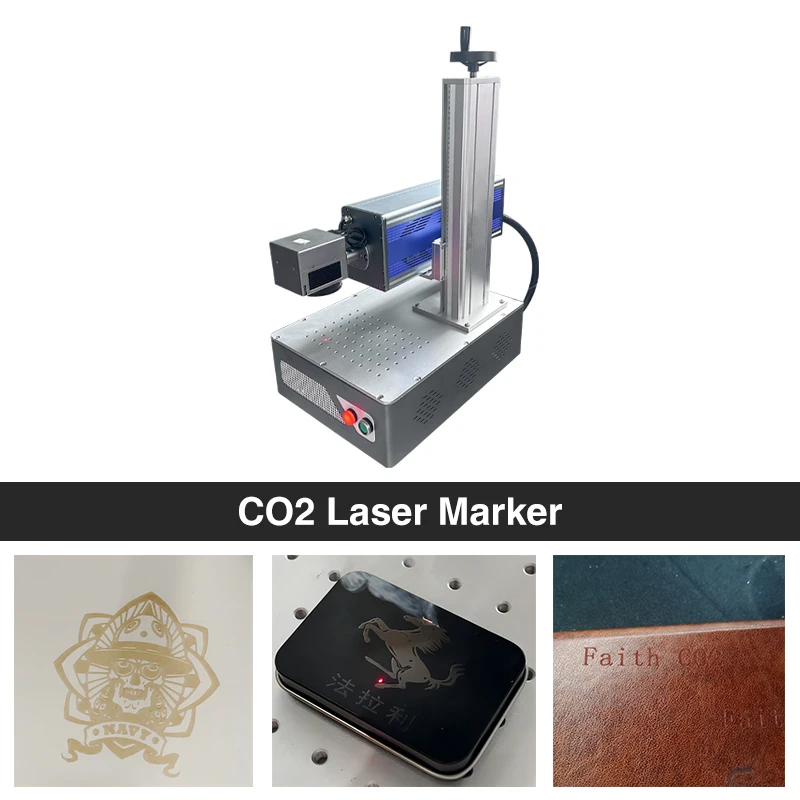 Faith galvo co2 laser marking machine price quality co2 laser marking machine Air cooling for non-metal materials