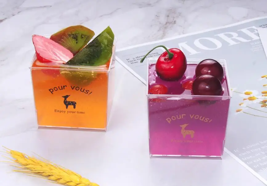 150 ml High Quality Disposable Clear Cup for Pudding Plastic Bottles Acrylic Dessert Cups