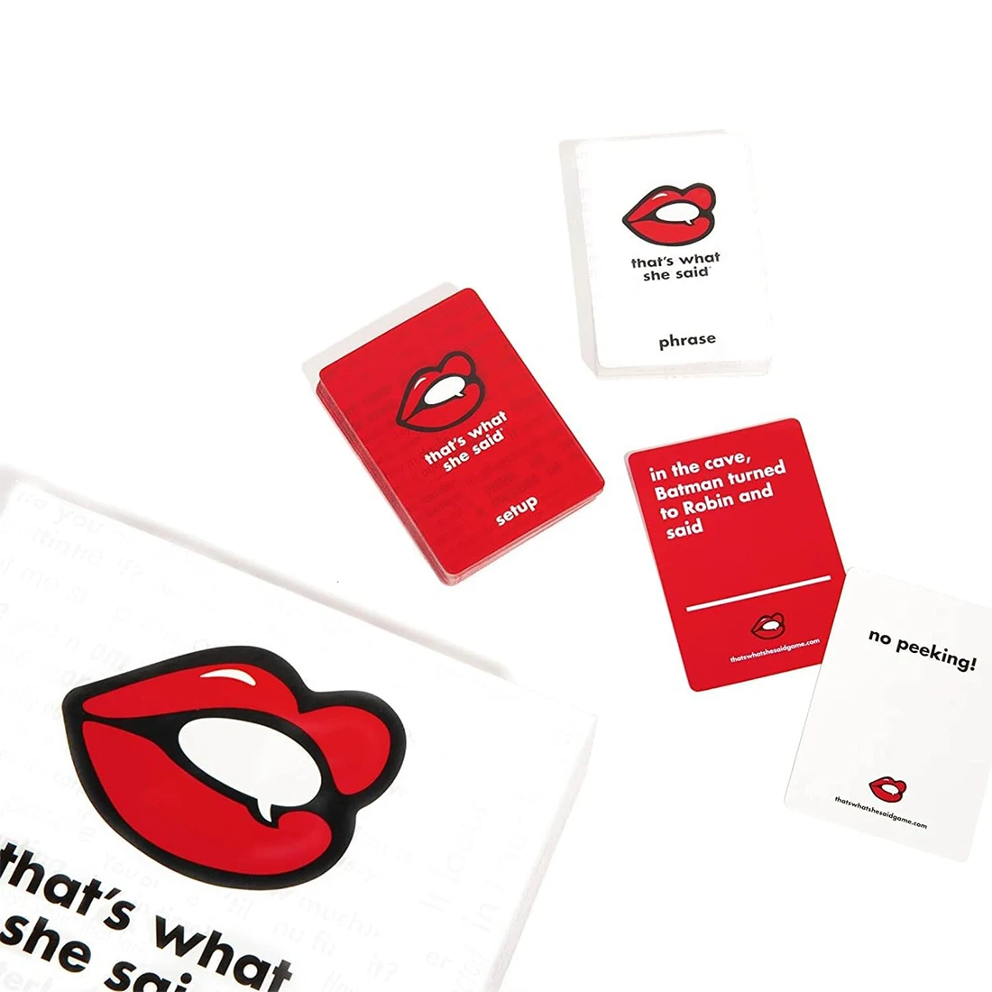 Hot Selling Hilariously Twisted Party Game Customized Adult card game Printing What She Said Classic Game Card