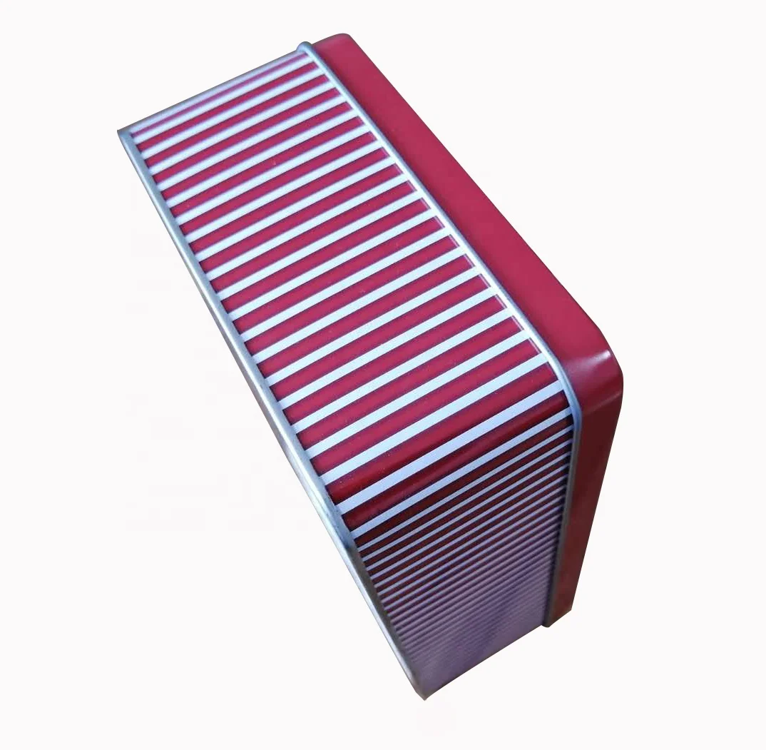 Подарочная упаковка на заказ Рождественская Квадратная Металлическая жестяная коробка для