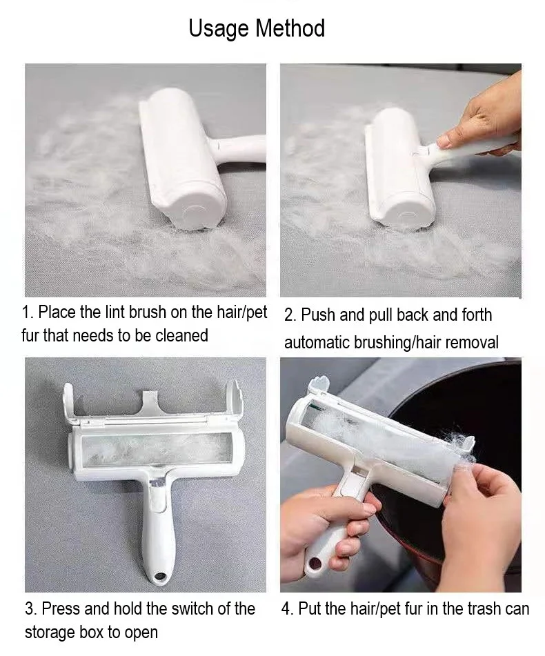 Low MOQ Promotion  Pet hair fur cleaning lint roller remover, Pet hair fur  Lint roller brush
