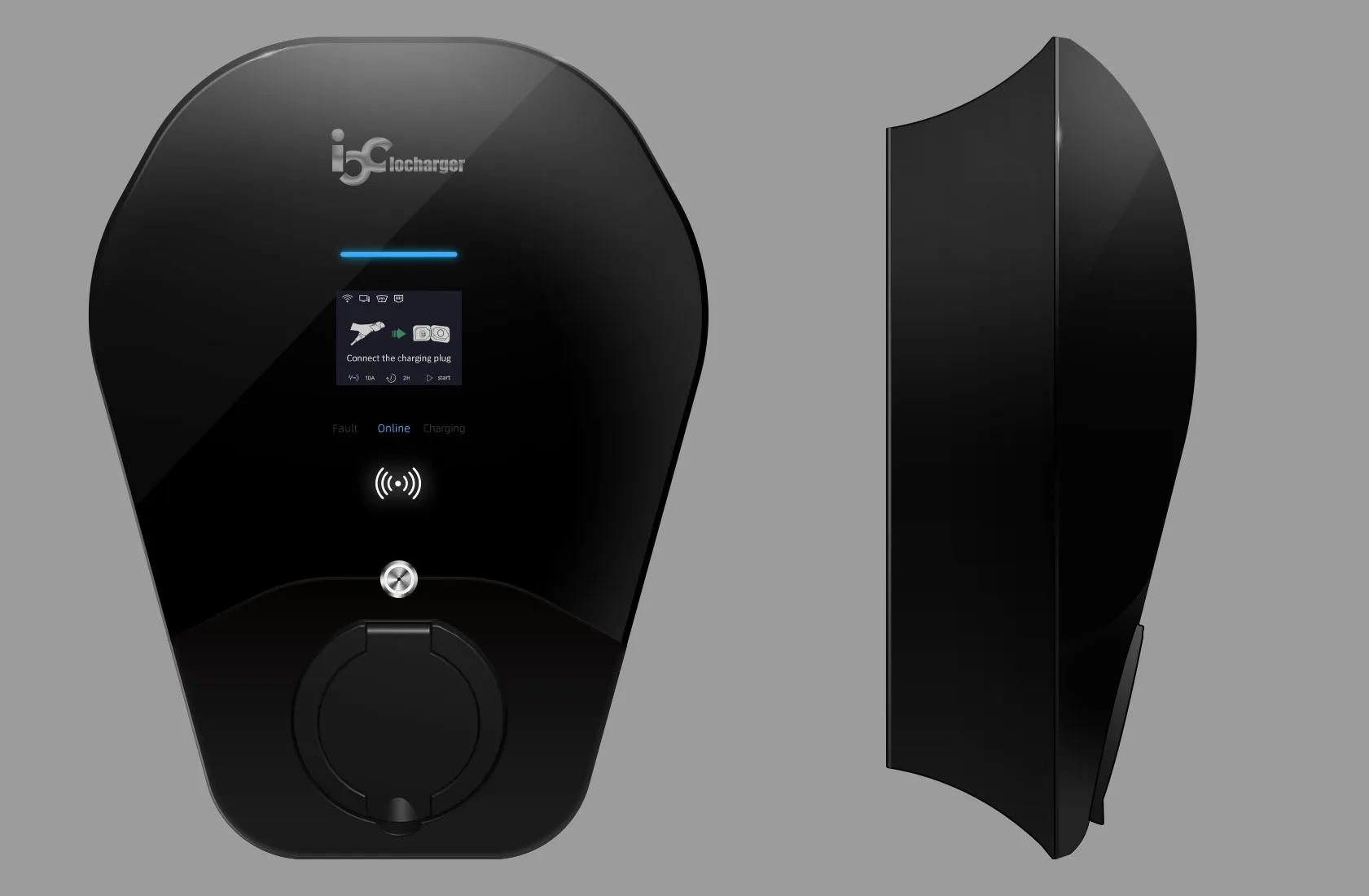  Домашнее зарядное устройство IoCharger настенное 32 А Тип 2 поддержка 4G и Wi-Fi OCPP1.6J Wallbox 22 кВт мини-зарядная станция AC