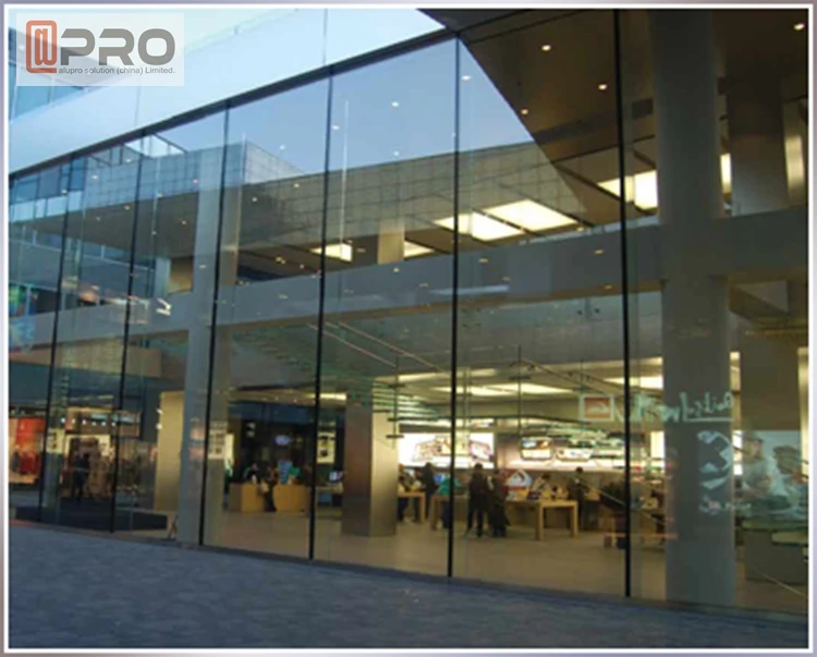 New Product Ideas 2021 Glass and Aluminum and Curtain Wall Insulated Glass Curtain Wall Price Spider Glass Curtain Wall