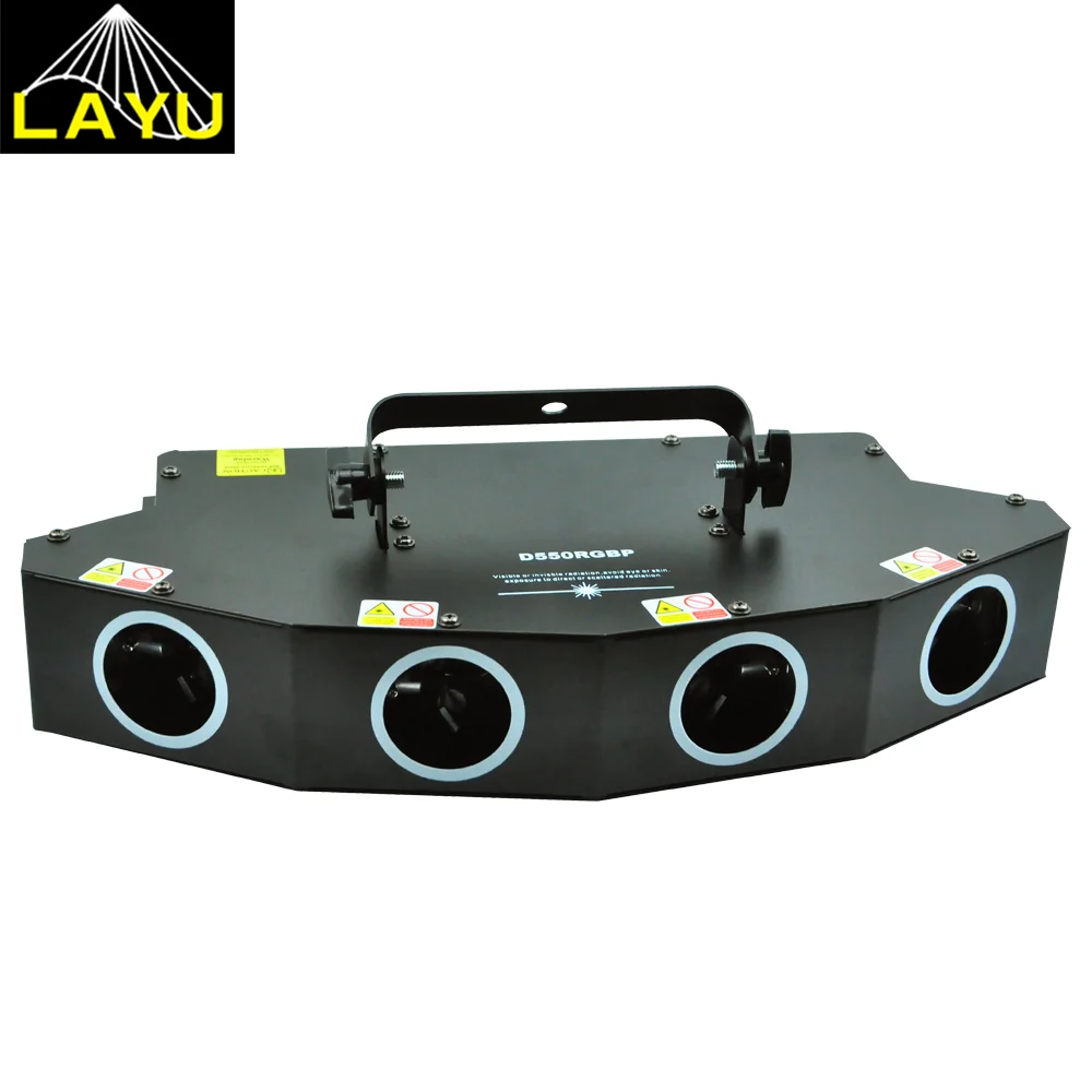 D550RGBP 4 head laser light dj party club party step motor laser light lazer light