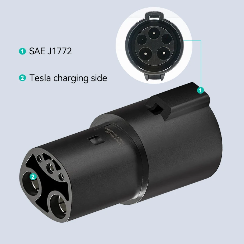 Soonplus for Tesla J1772 to Type2 IEC62192 Model3, Y, X, S Charging Adapter 32 AMP / 250V