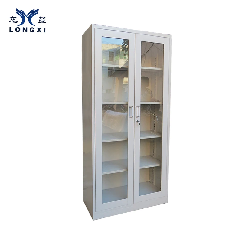 
Customization Accept Oem Excellent Quality Light Grey Steel Lateral 4 Drawer Filing 3 Sections Metal File Cabinets Made In China 