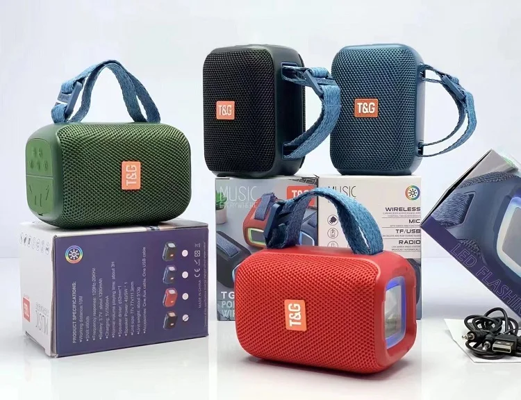 Various Good Quality Hot Sale Outdoor Speaker TG339 Portable Wireless TF USB Aux BT Speaker