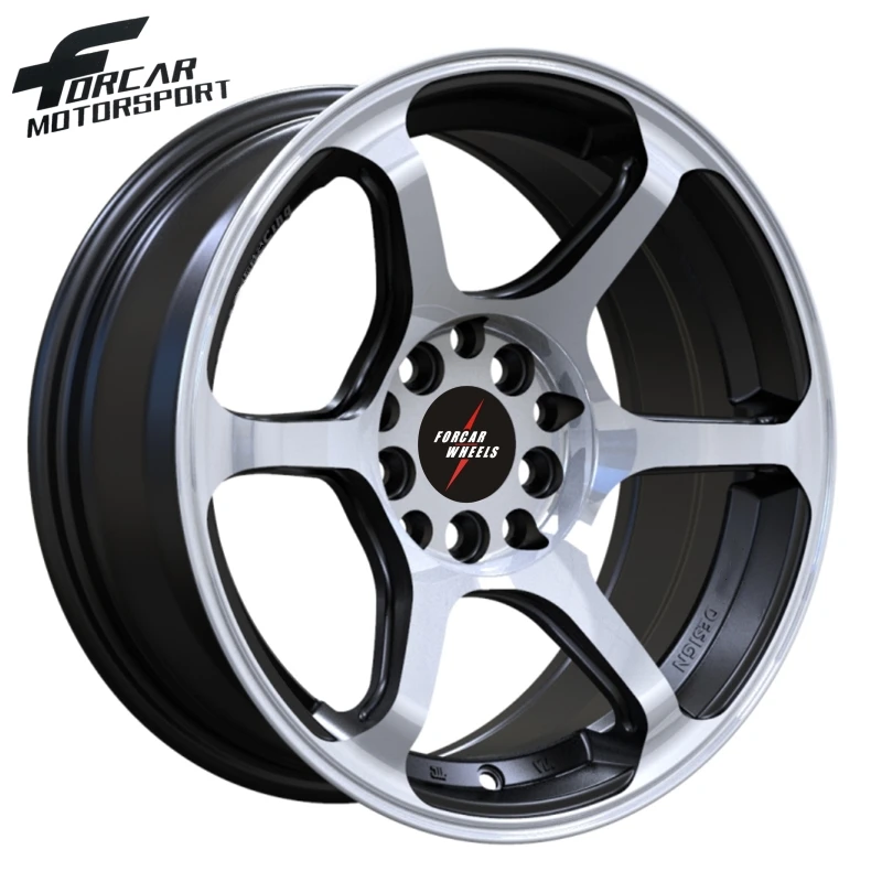Factory Wholesale 15 Inch Flow Forming Aluminum Alloy Wheels 4/5/8/10 hole Car Modification Rims