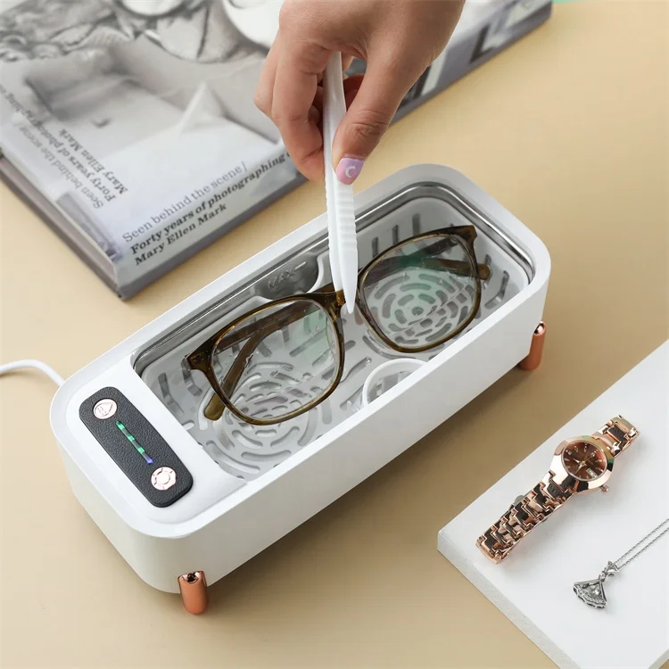 Portable High Frequency Mini Digital Ultrasonic Jewelry Cleaner Household Common Ultrasonic cleaner