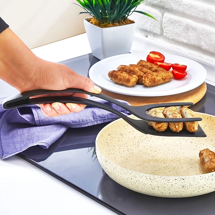 New Arrival Flip Tongs Egg Spatula Tongs Steak Spatula Tongs Clamp Pancake Fried Turners Kitchen Accessories Kitchen Items
