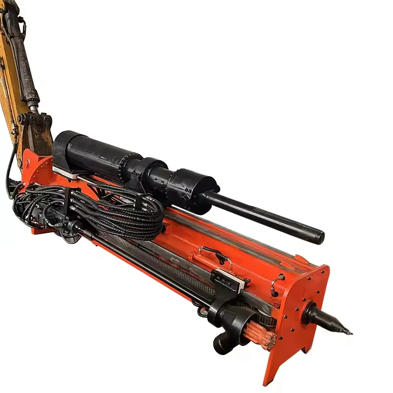 Feathers And Wedges 45kw Hydraulic Rock Splitter For Quarry Stone Cutting Machine Excavator Mounted Hydraulic Rock Splitter