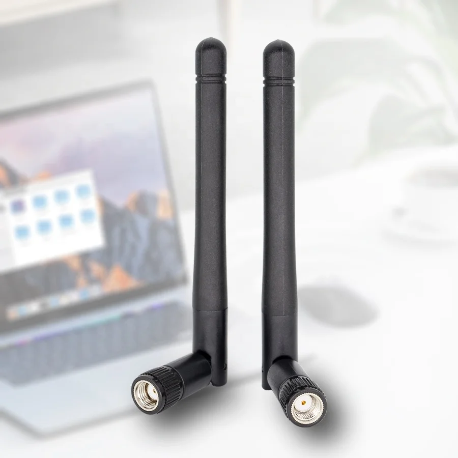 External Foldable Omnidirectional 2dBi  LTE Rubber 4G Telecom Cell Antenna
