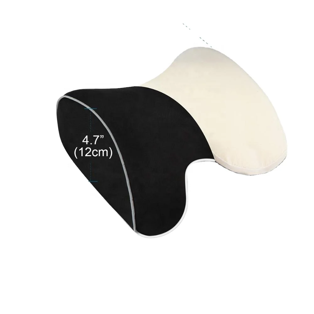 Wholesale Comfortable Car Neck Seat Headrest Pillow Woven Neck Massage Memory Foam Travel Pillow Orthopedic Pillow Sleep Memory