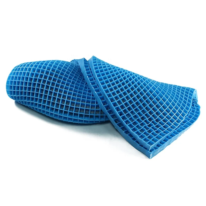 New Fashion Comfortable No Pressure Grid Shape Gel Tpe Topper Full Size High Quality Mattress
