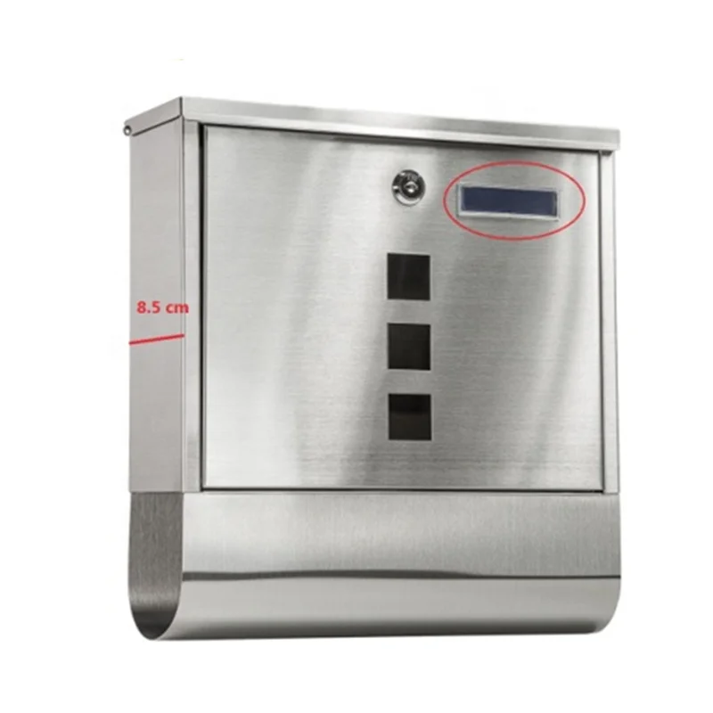Hot sale America apartment stainless steel mailbox custom residential mailboxes