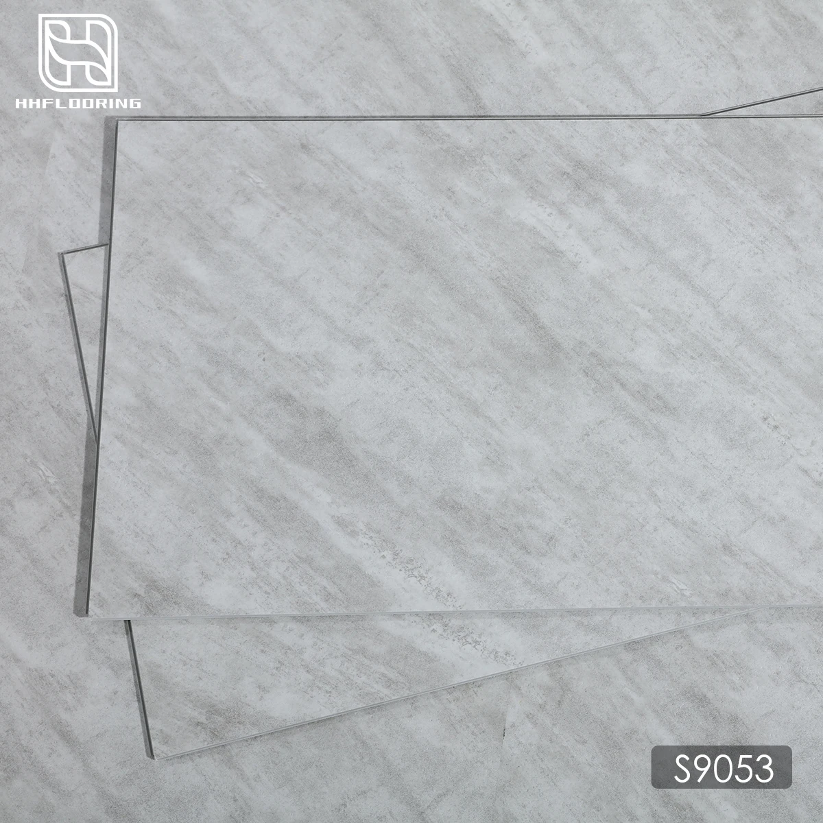 Wooden Flooring Vinyl Luxury Texture Pvc Sale Simple Stone Wood Grain Style EIR Surface Graphic Modern SPC Tiles