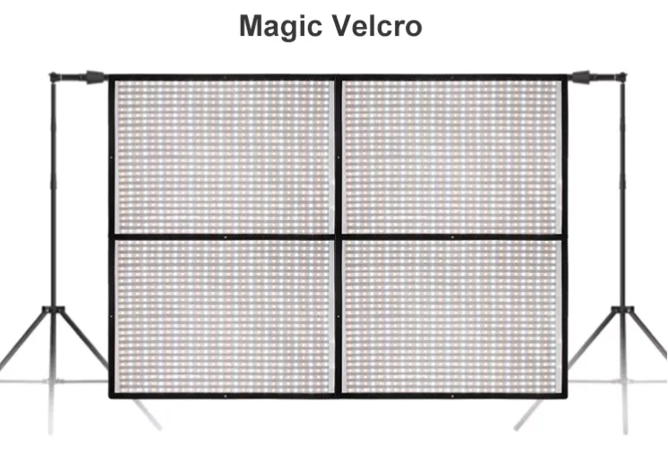 FLED-65 3200-5600k photography portable flexible light dimmable photo video studio LED light mat with Remote cont