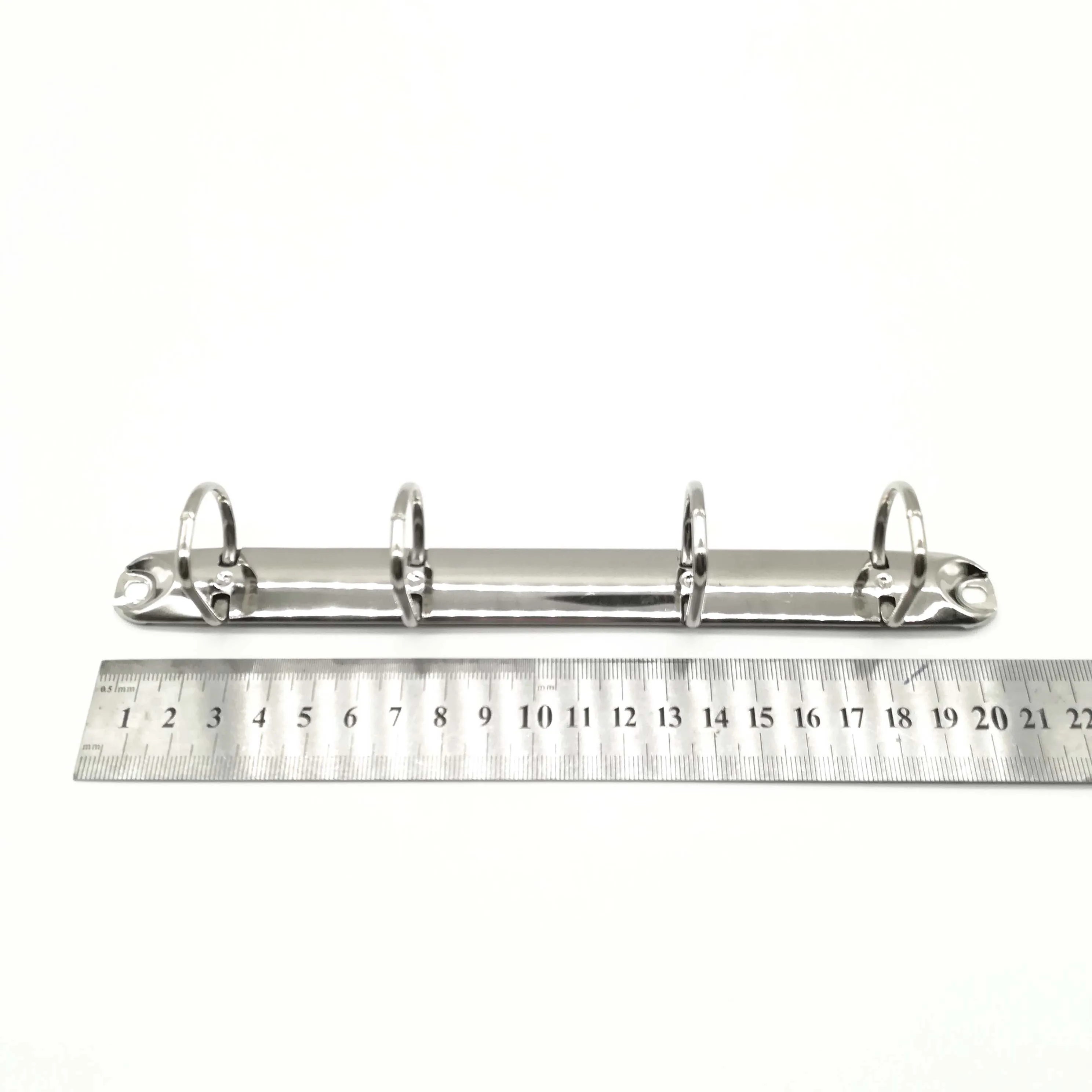 metal stationery clip paper folder black a5 4 round ring binder mechanism