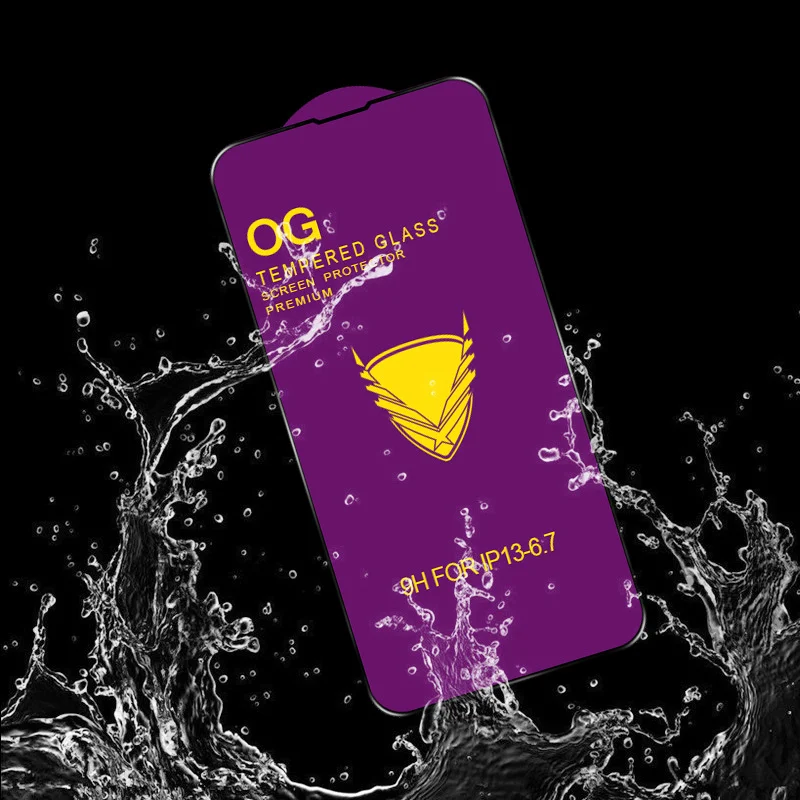 Golden Armor Anti-scratch Screen Protector Big Curved Full Glue OG Tempered Glass for Samsung A22 A32 A42 A52 A72 M22 M42 M52