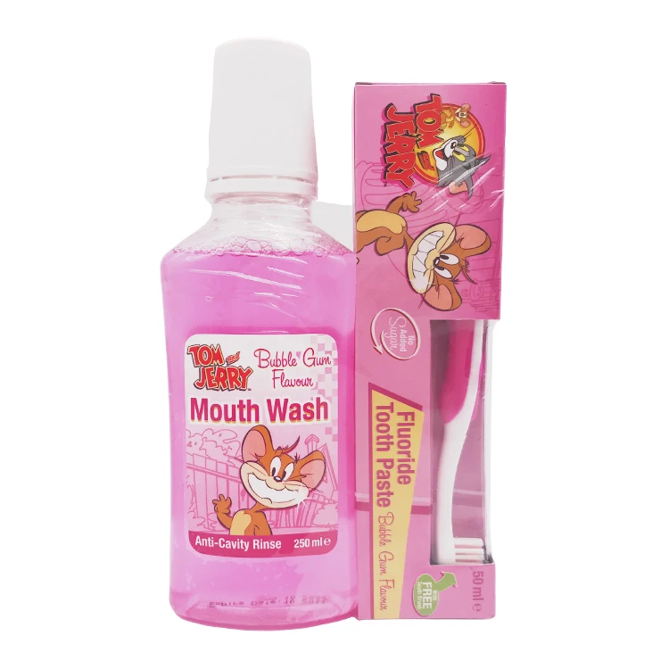 
Forever Bright toothpaste and toothbrush set with individual mouth wash 250ml 