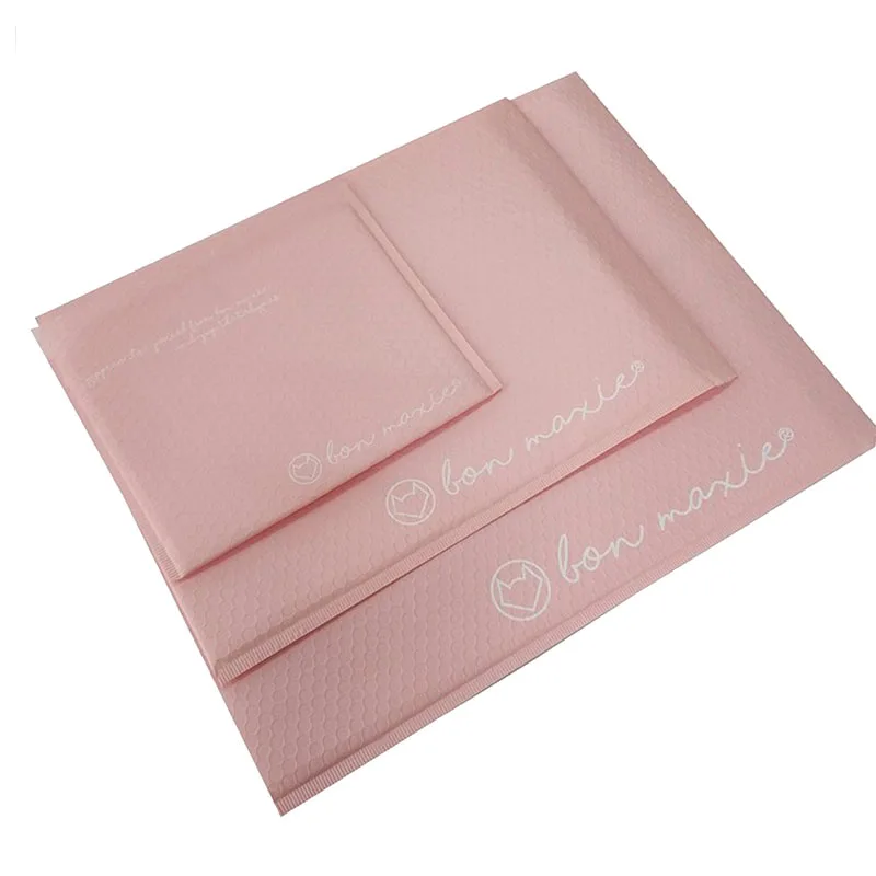 Custom Poly Mailers Logo Printing Mailing Bags BOPP Poly Bubble Padded Mailer Bags
