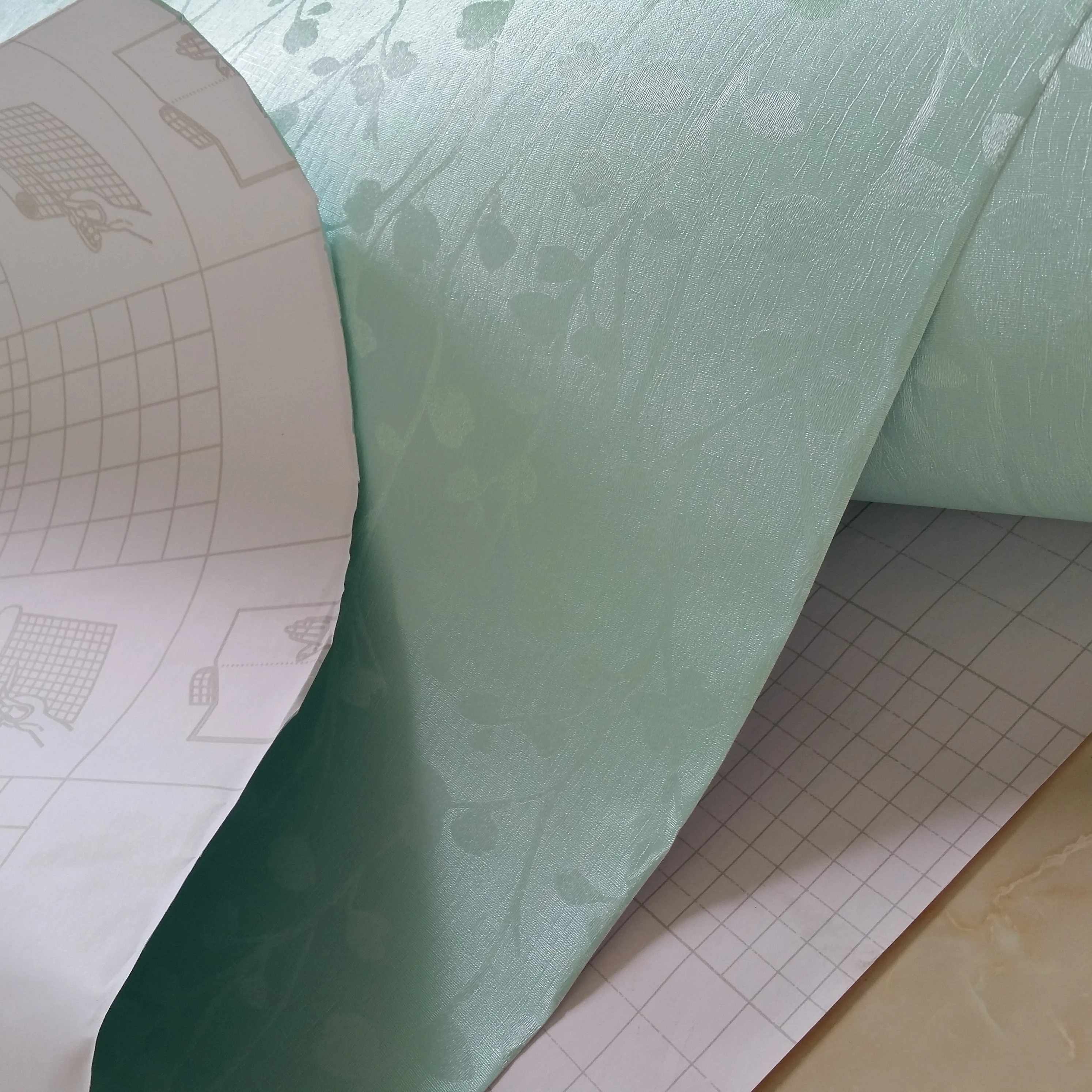 Cheap price Wallpaper Embossed Self Adhesive PVC Wallpaper for Home Decoration 4003