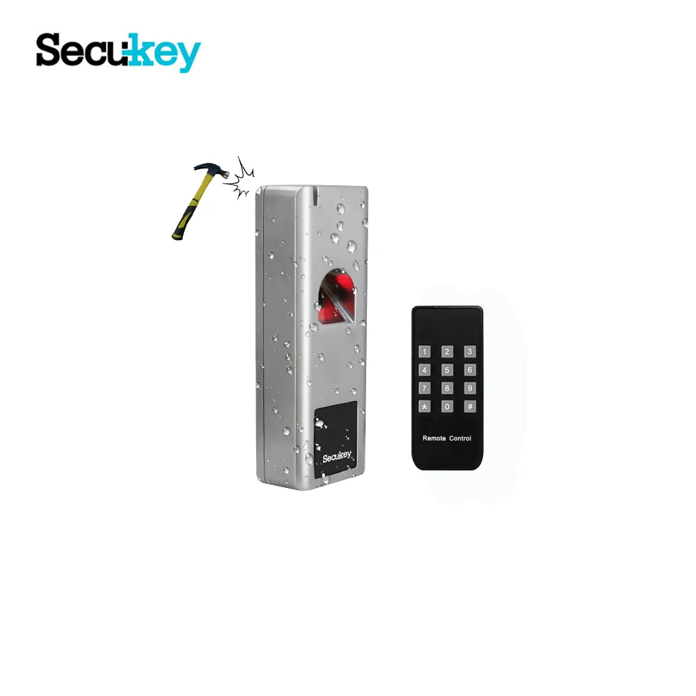 Secukey металлический корпус RFID кардридер биометрический сканер отпечатков пальцев устройство доступа к