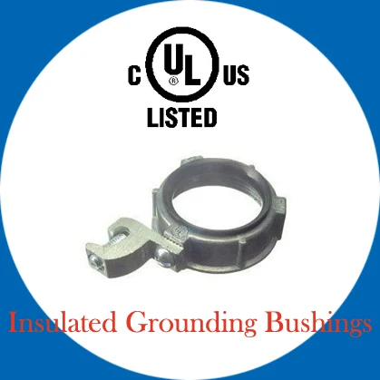 Malleable iron Insulated Grounding Bushing with Lug