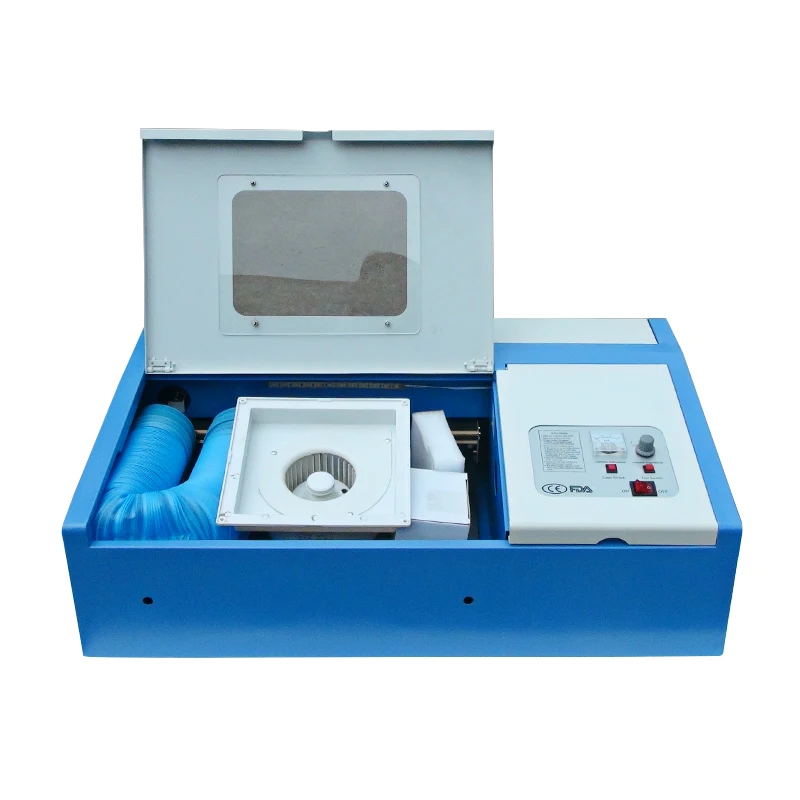 shenhui mini laser stamp engraving machine k40 for rubber plastic wood