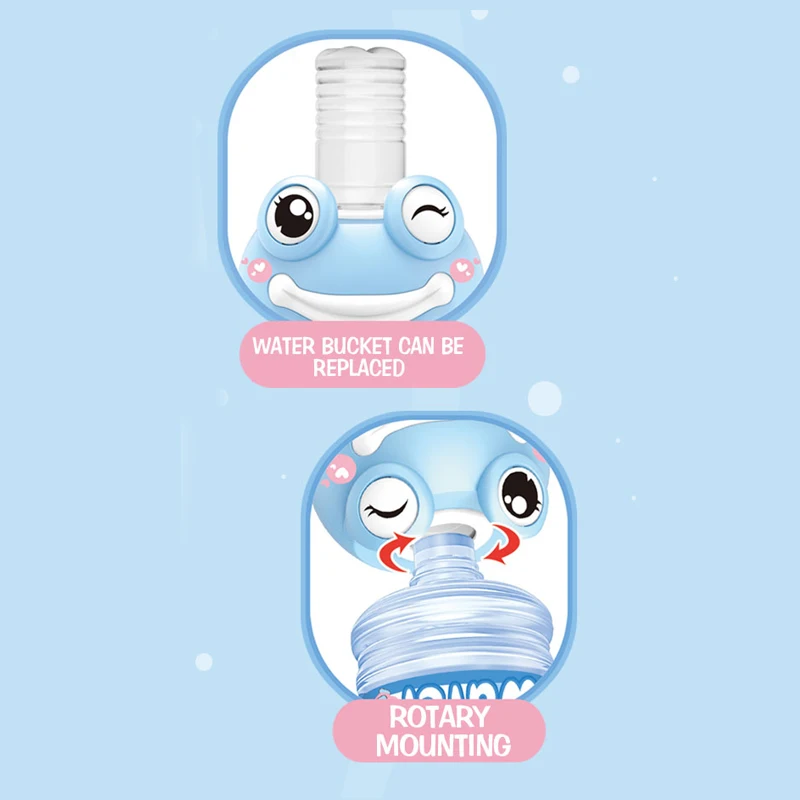Cartoon Drink Water Dispenser Toy Kitchen Play House Toys Baby Drinking Water Hand Press Water Bottle Dispenser