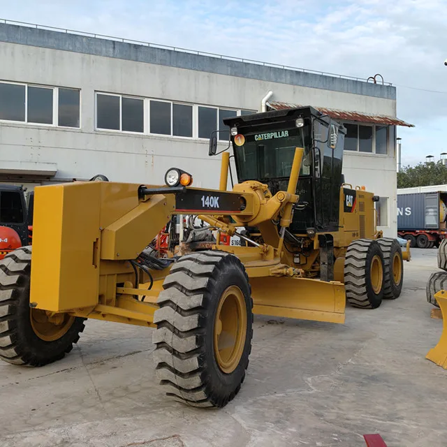 New Deals Used Caterpillar 140K Motor Grader original heavy-duty machine Used High Quality and Great Performance for sale