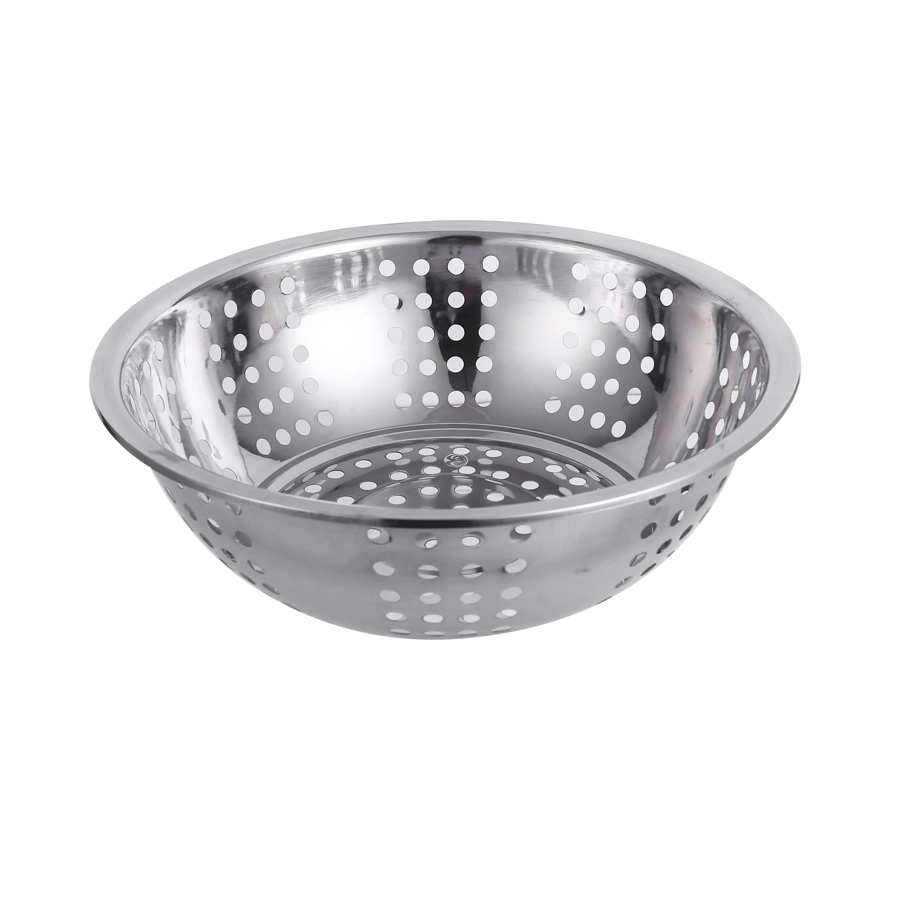 Stainless Steel Rice Colander Fruit and Vegetable Steamer Round Shape Water Strainer