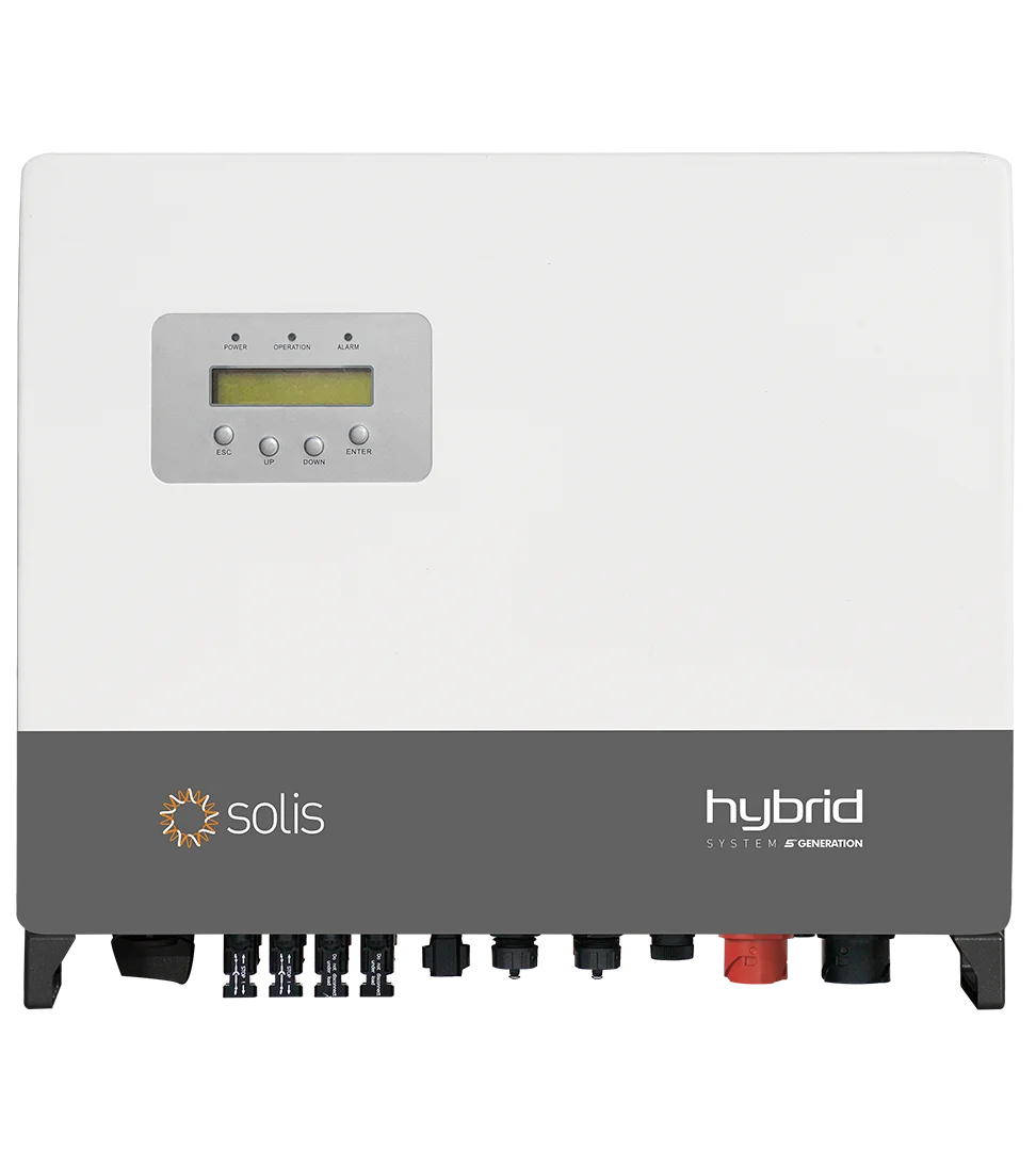 В наличии Solis Гибридный инвертор 5kw 6kw 8kw 10kw 3 фазы solis солнечный RHI ES on off Сетка