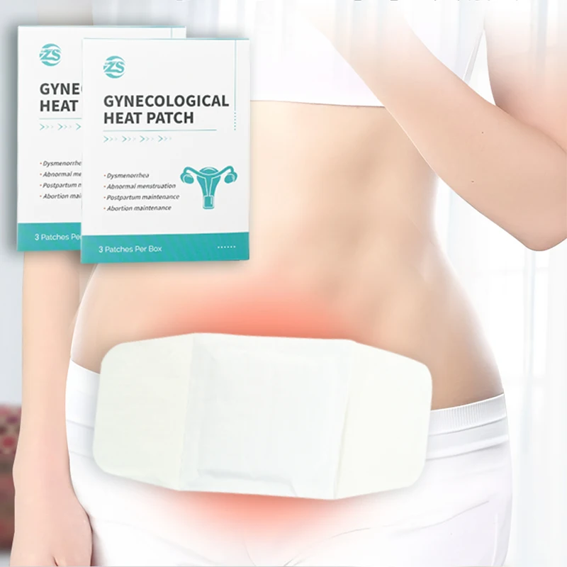 High Quality Menstrual Patch Organic Chinese Herbal Pellet Gynecological Patches Moxibustion Belly Gynecological Heating Patch
