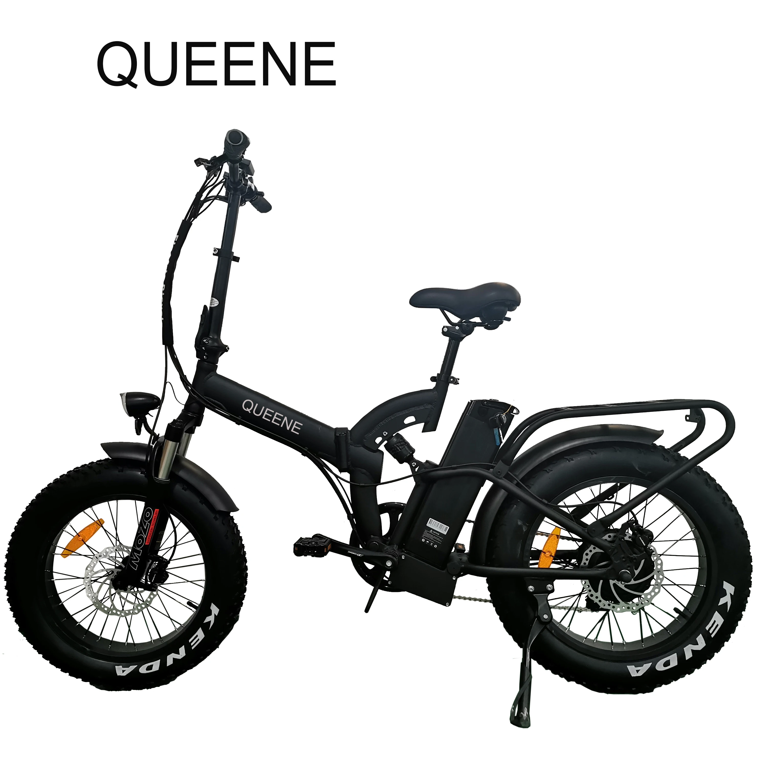 QUEENE/ 2024 20-дюймовый электровелосипед 48 В 500 Вт 750 складной электрический велосипед по низкой