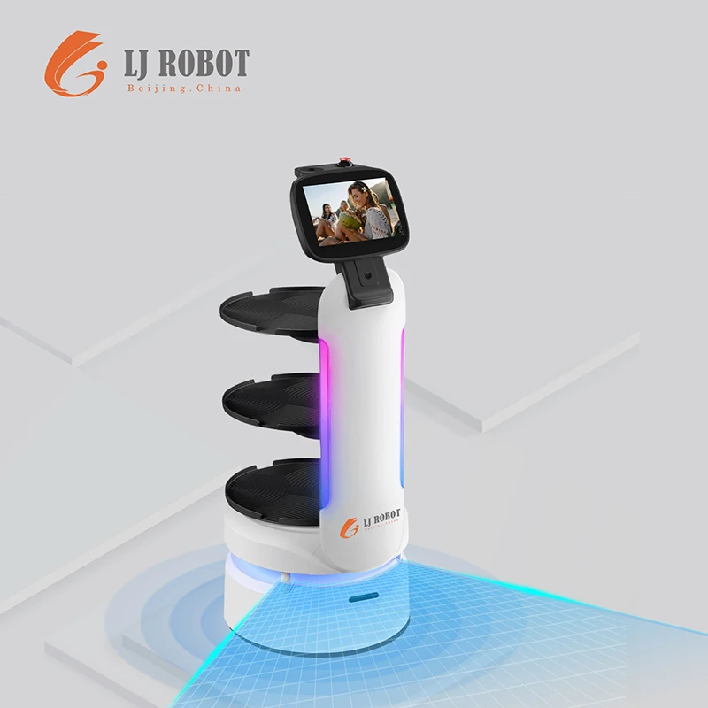 LJROBOT AI голосовое взаимодействие световое сенсорная обратная связь умное выражение человека с компьютером робот
