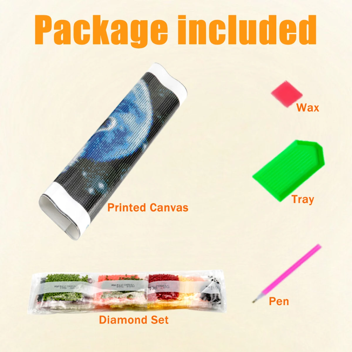 5D Diamond Painting Kit Astronaut DIY Diamond Painting Round Full Crystal Diamond Embroidery Painting Craft for Home Office Wall