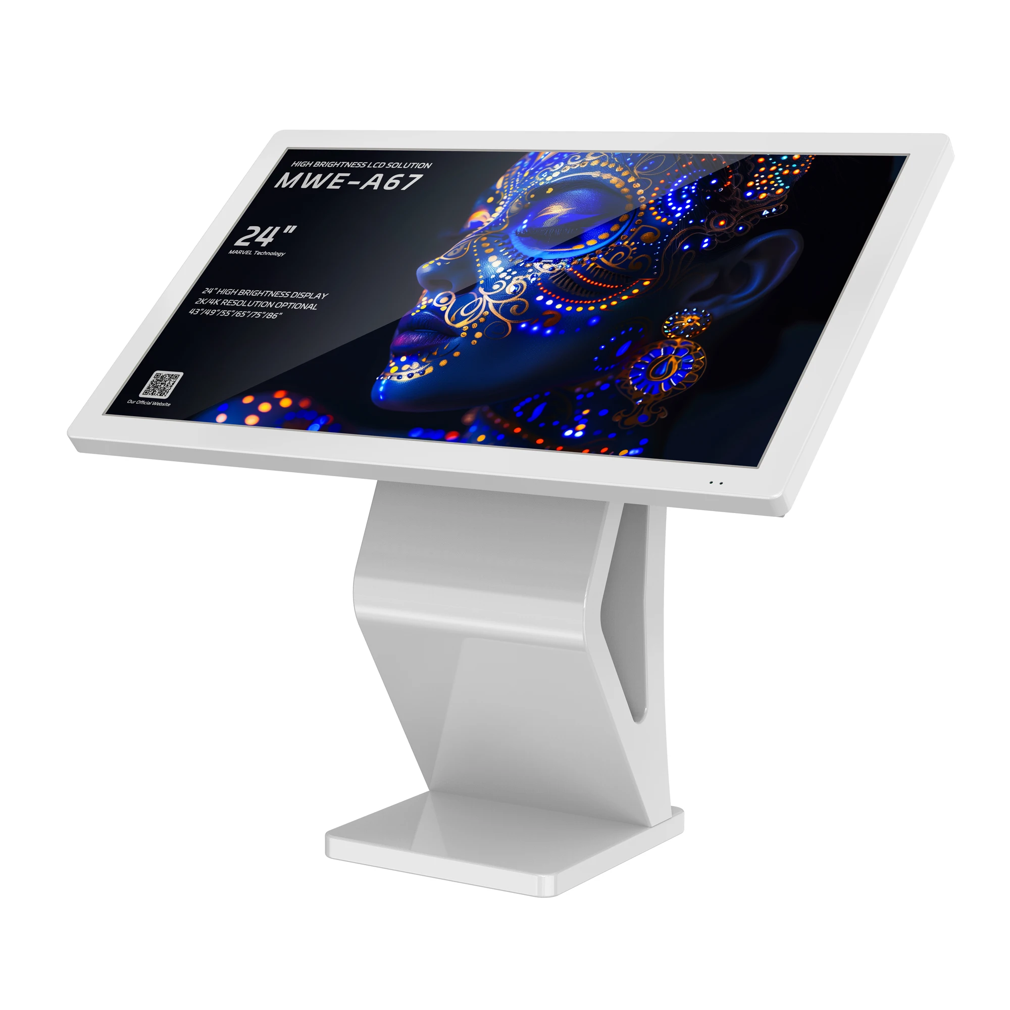 Mwe 43-дюймовый интерактивный сенсорный все-в-одном с поддержкой 4k экран Nfc подходит для музеев и транспортных узлов