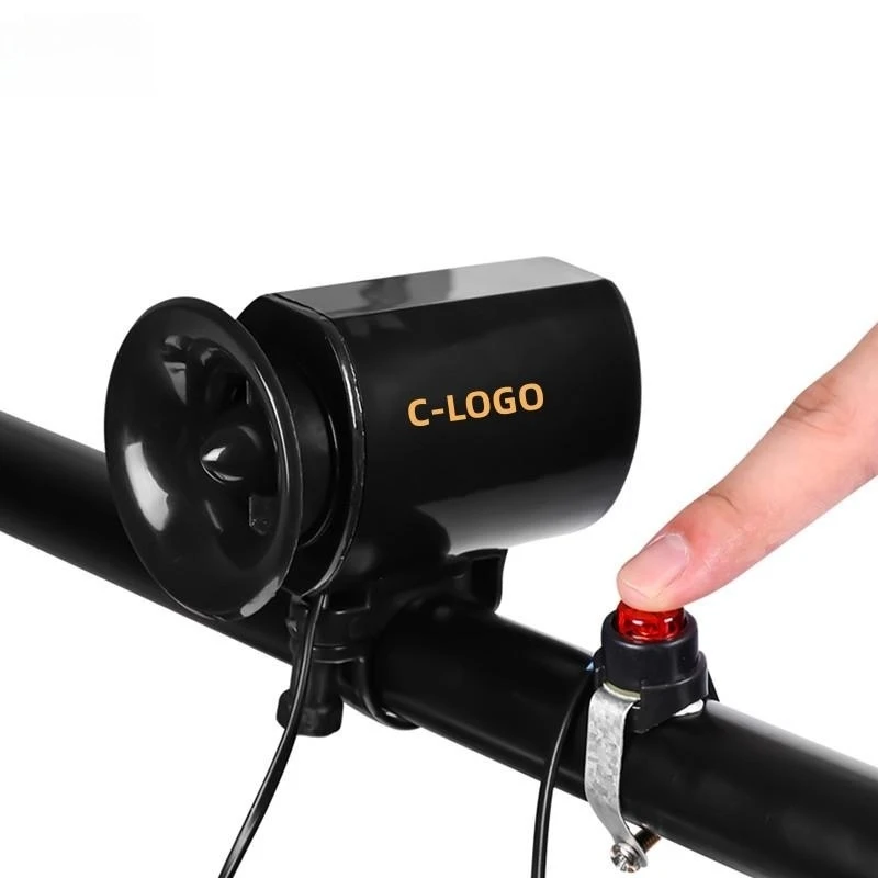 Mountain Cycling Equipment Accessories Electronic Horn Rain Proof with Battery Bicycle Bell