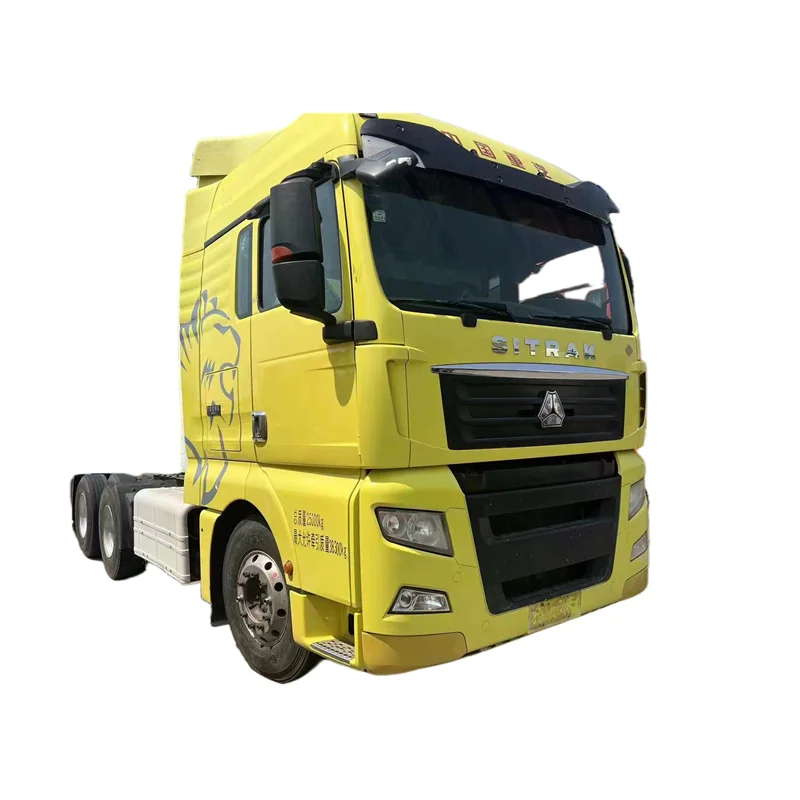 Sinotruk HOWO Used  heavy duty 10 wheelers Trailer Truck Head CNG Tractor Truck 6x4  420hp 430hp SITRAK C7H