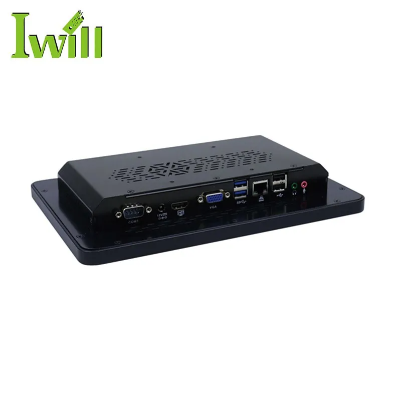  IP65 водонепроницаемая Передняя панель 10 1 дюйма J1900 Quad Core точек емкостного касания все в одном ПК