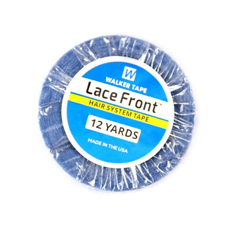 3 yards double side adhesive seamless glue ultra hool yellow tape for hair system,bonding hair patch blue walker ultra hold tape